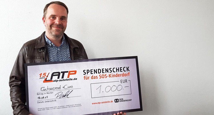 ATP spendet an SOS Kinderdorf