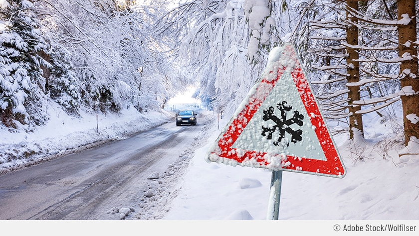 Schnee- und Glättegefahr: Fünf Dinge sollte jeder Autofahrer jetzt