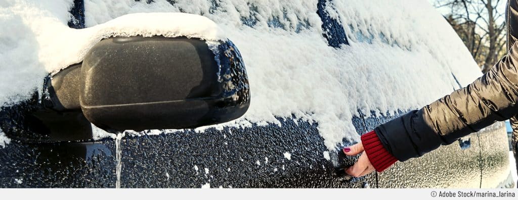 Eingefrorene Autotür? Keine Panik!