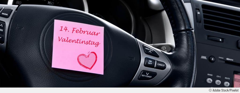 Headerbild zum Blogbeitrag Auto-Dates zum Valentinstag.